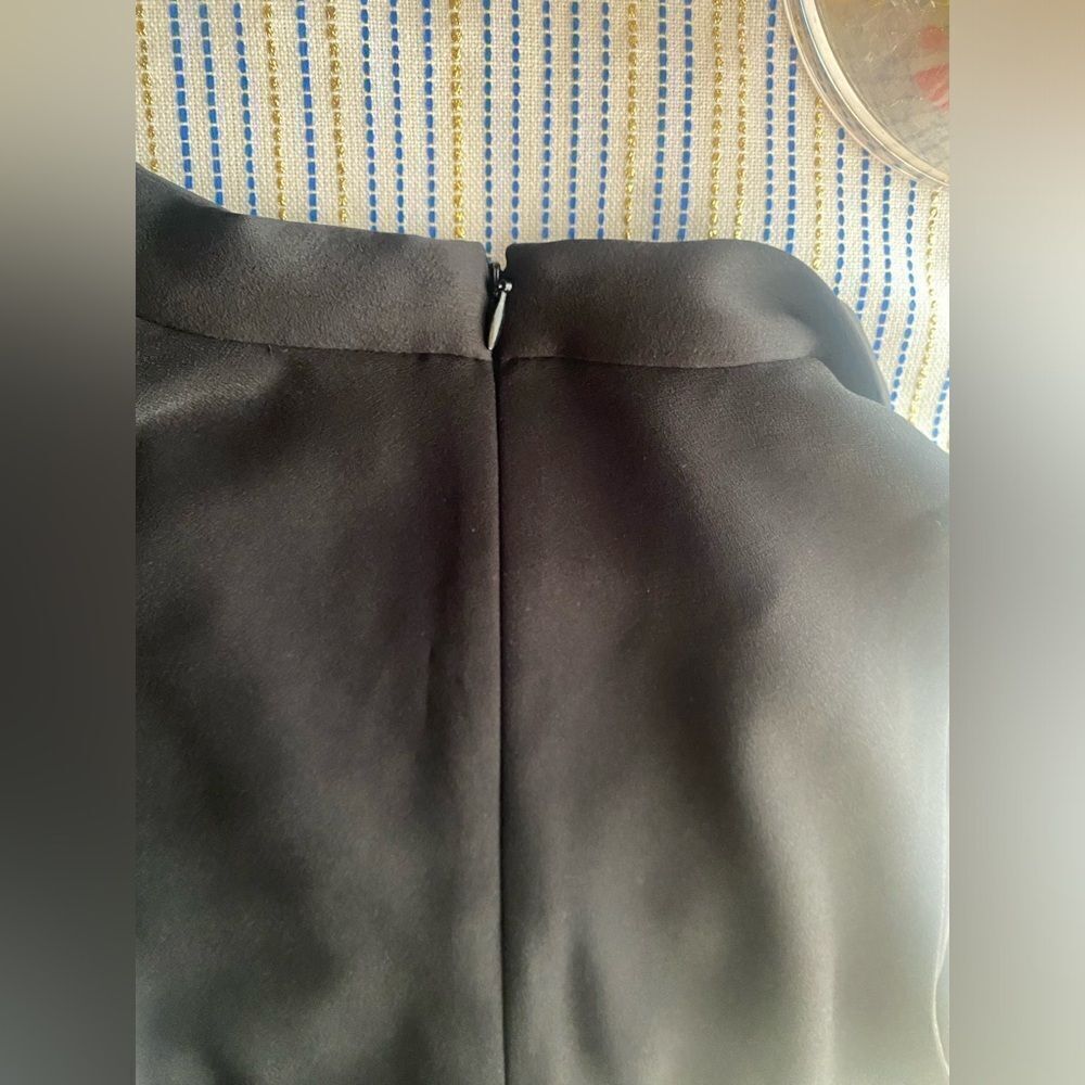 NWT Banana republic wide leg black crepe v-neck jumpsuit size 0 Pockets - Picture 7 of 14